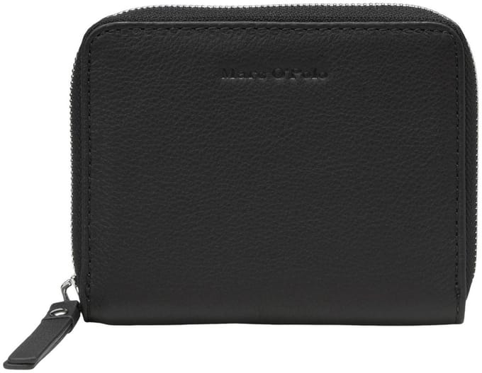 Marc O'Polo portemonnee Ellis Zip Wallet Black zwart
