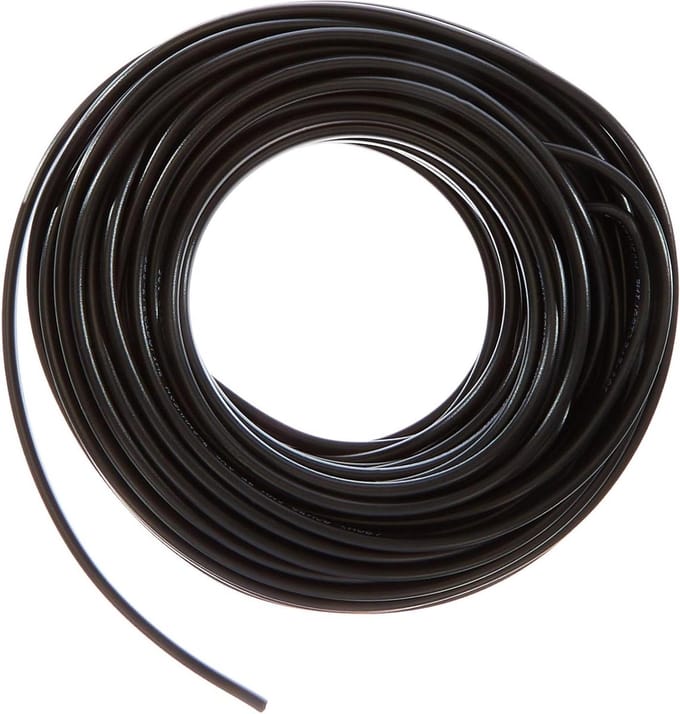 Cable roller H03VVH2-F 2x075 mm² length 20 m Black - Flexible Electrical Wire Reel stroomkabel 3 aderige