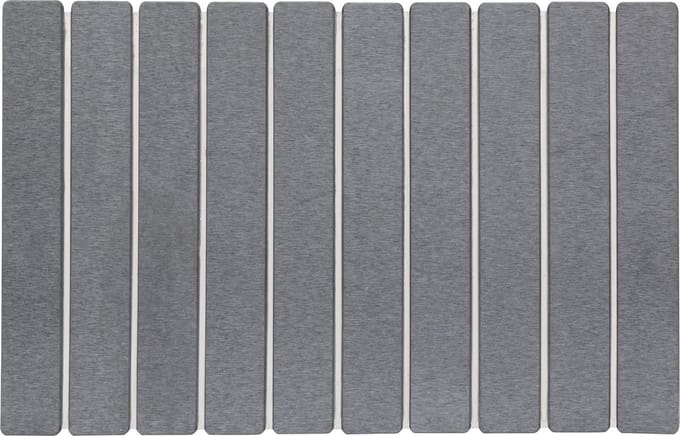 5Five Diatomite Badmat - 59x39cm - Water absorberend - Grijs
