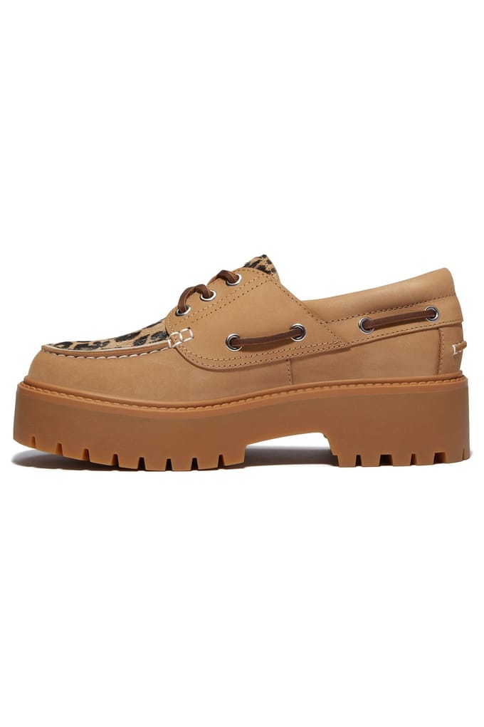 Timberland Stone Street Boat Shoe Medium Beige Nubuck Taglia: 40 | Outlet | Donna | Marrone