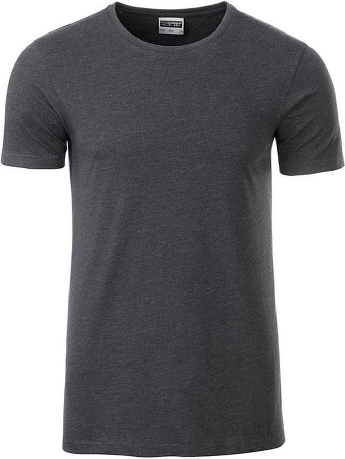 James and Nicholson - Heren Standaard T-Shirt (Grijs)