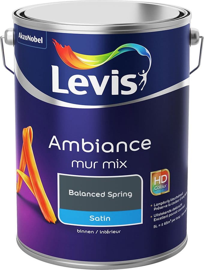 Levis - Ambiance Mur Satin Mix - Balanced Spring - Mengverf - 5 L
