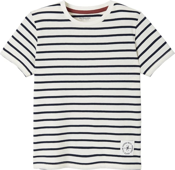 Vertbaudet Gestreept jongensshirt korte mouwen