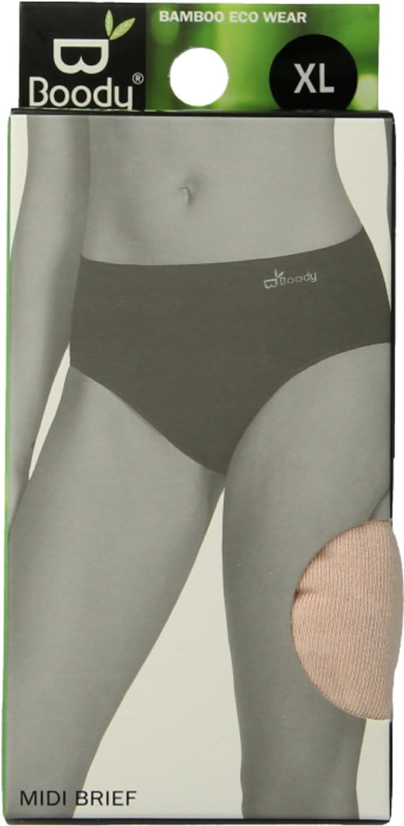 Boody - Bamboe Midi Brief - Nude / XL