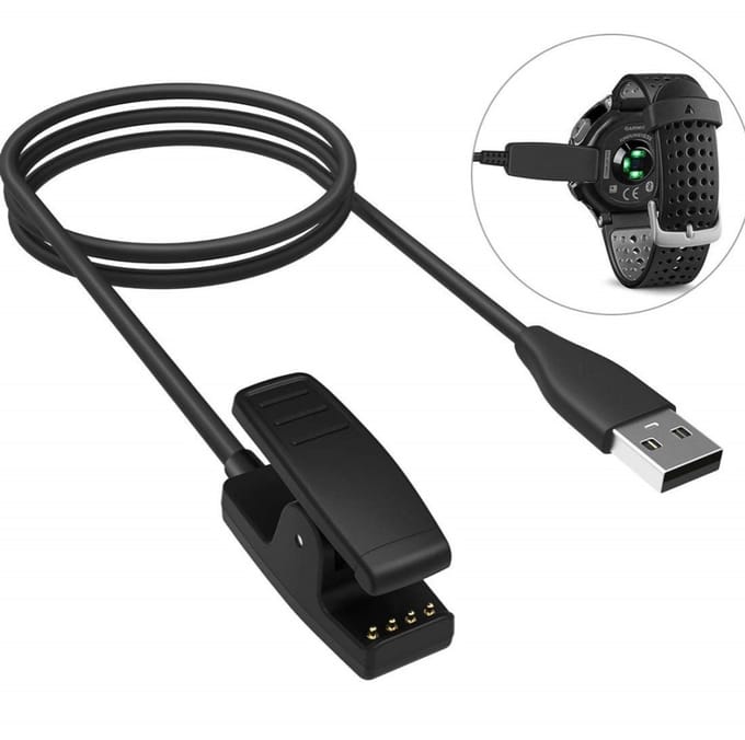 Oplader Garmin Forerunner 235 / 735XT / 630/645/230 / Vivomove HR / Approach S20