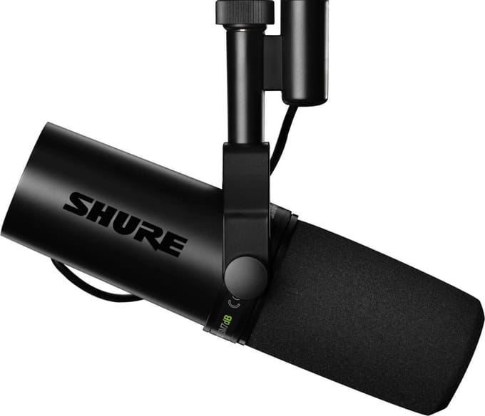 Shure SM7dB - Dynamische studio microfoon - Zwart