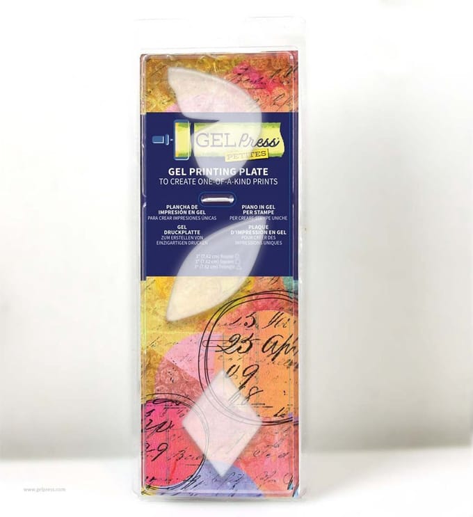 Gel Press Drukplaat - Gel - Natuur - 7,62 cm - 3 Stuks