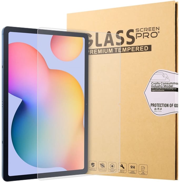 Beschermglas - Geschikt voor Samsung Galaxy Tab S7 Plus / Tab S8 Plus