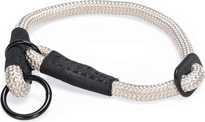 Beeztees Premium Parinca - Hondenhalsband - Rond - Nylon - Grijs - 40x1
