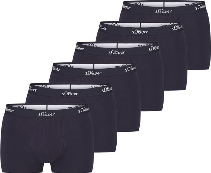 s.Oliver Heren retro short / pant 6 pack Basic