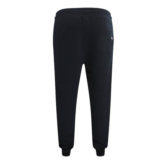 Aquascutum Active Basic Rib Track Pant Zwarte Joggingbroek