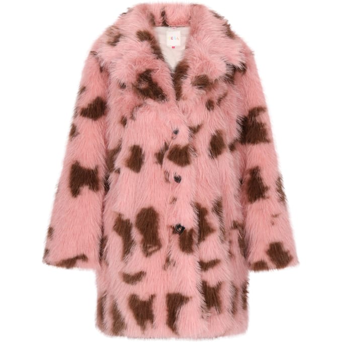 IZIA jas Dames Roze bruin