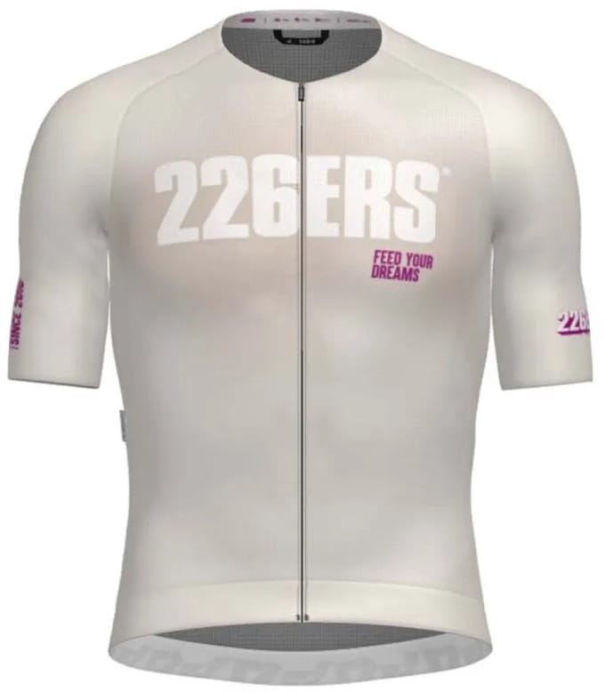 226ers Cx Pro 4.0 Korte Mouw Wielertrui Beige XL