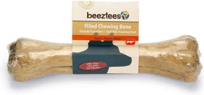 Beeztees gevuld kauwbot met pens. - hondensnack - 1x20cm
