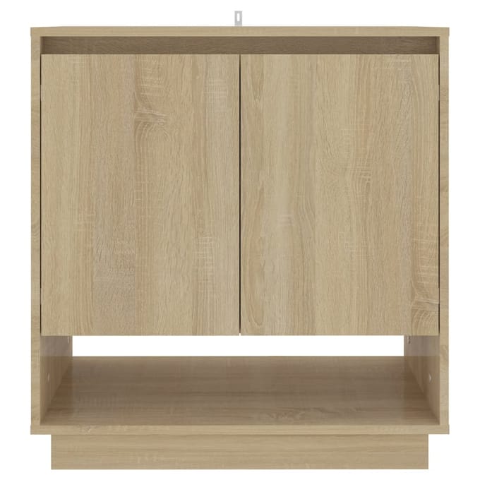 vidaXL - Dressoir - 70x41x75 - cm - bewerkt - hout - sonoma - eikenkleurig