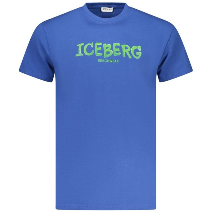 Ice Iceberg Bold Logo Blauw T-shirt
