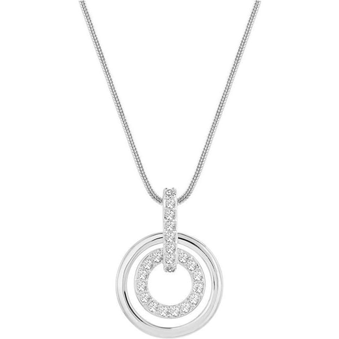 Collier entrelacé Cercle Swarovski Femme collier 681251 Box (Random Color) white
