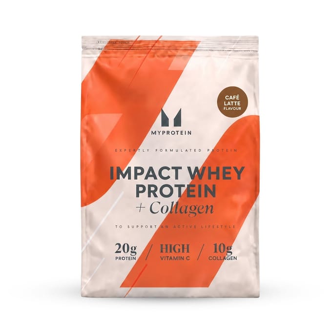 Impact Whey Protein + Collagen - 780g - 30servings - Cafe Latte