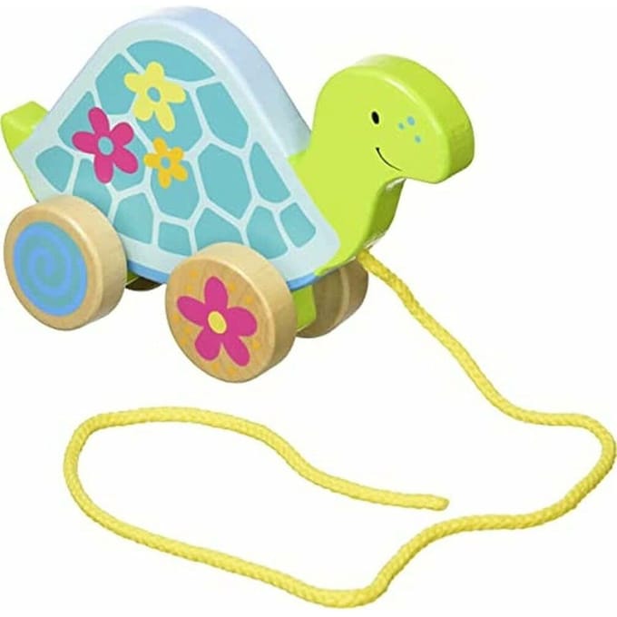 Goki Susibelle Wooden Draft Animal Turtle