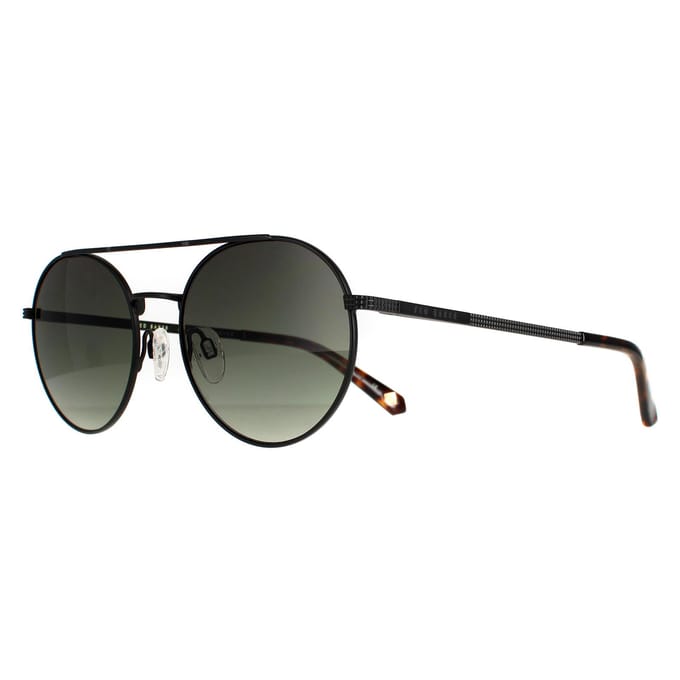 Ted Baker Round unisex zwart grijze TB1531 Warner zonnebril