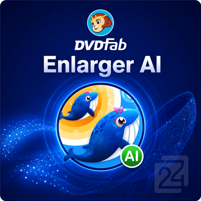DVDFab Enlarger AI Windows 2 jaar