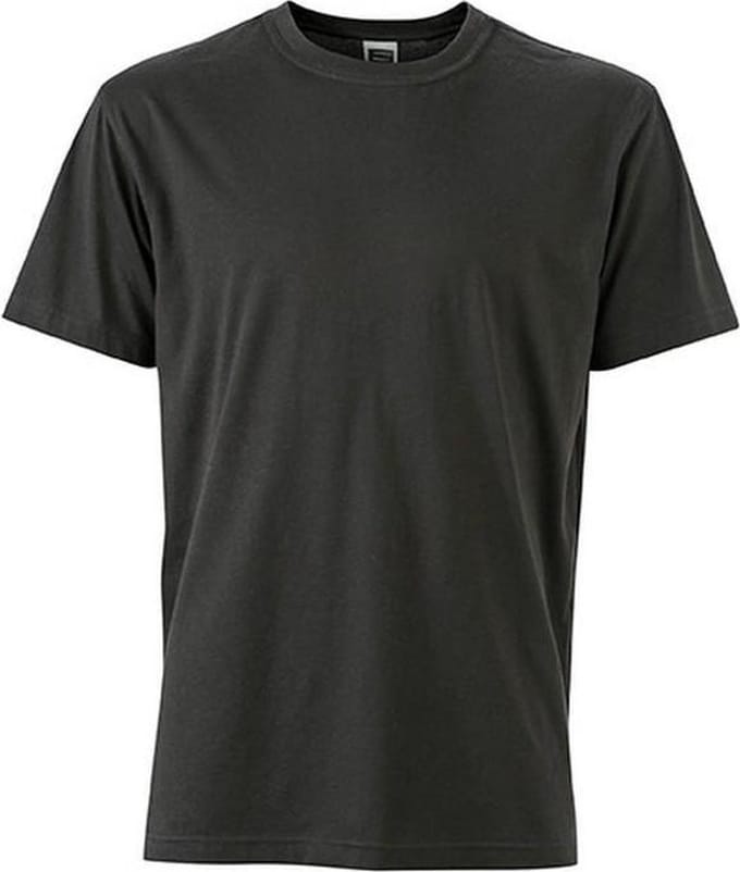 Fusible Systems - Heren James and Nicholson Workwear T-Shirt (Zwart)