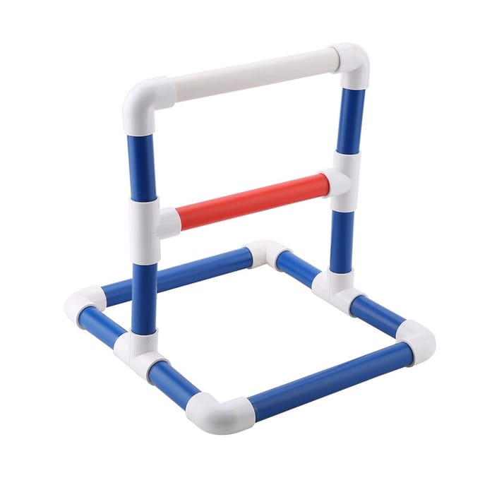Papegaaien Standaard Zitstok Rek Vogel Speelcentrum Speelgoed Bak Training (PVC) white