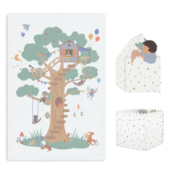 Tapis de jeu puzzel en huisje Play&Go Treehouse