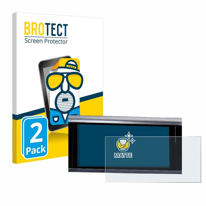 BROTECT - Screenprotector voor Audi Q3 Sportback 35 TFSI Infotainment System - Folie Beschermfolie matte 2 Stuks