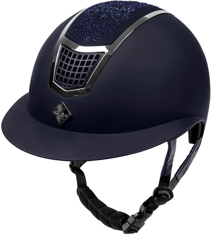 Fair Play Quantinum Chic W-V Rijhelm Brede Klep Blauw - L