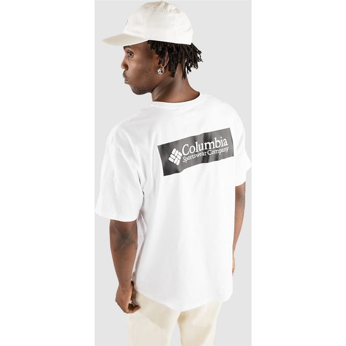Columbia North Cascades™ T-shirt Met Korte Mouwen Wit S Man