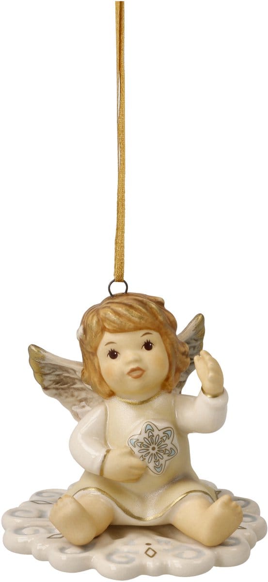 Goebel - Kerst | Kersthanger Engel Op weg naar de aarde | Aardewerk - 6cm - 2025