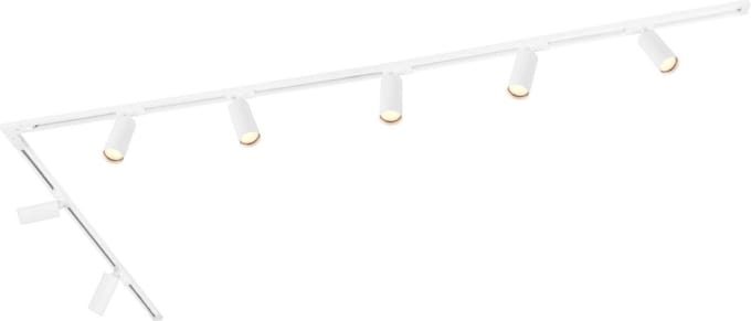 Ledvion - LED Railverlichting 3M + 7 Railspots (5W - 2700K - Wit - Dimbaar) - 1-Fase
