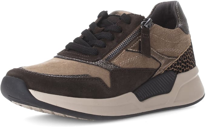 Rollingsoft -Dames - bruin - sneakers - maat 42