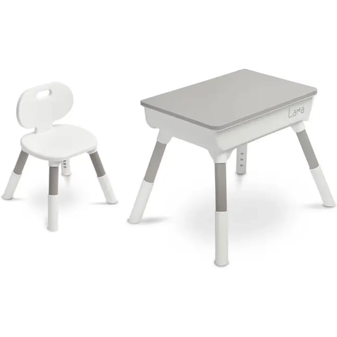 Kinderstoel met Tafel - Kinderstoeljes voor Peuter met Kindertafel - Eethoek set