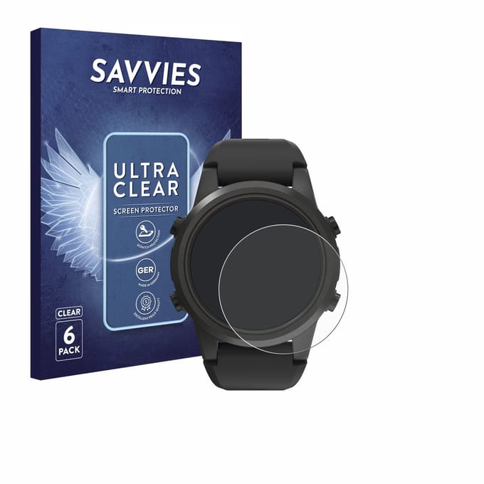 Savvies - Screenprotector voor Shearwater TERN TX - Folie Beschermfolie transparant 6 Stuks