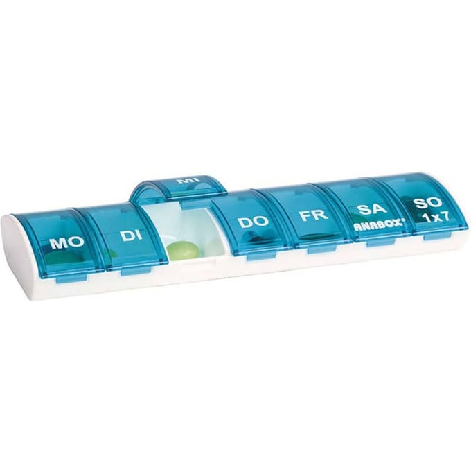 Anabox Pillendoos Week Blauw 1 Dispenser