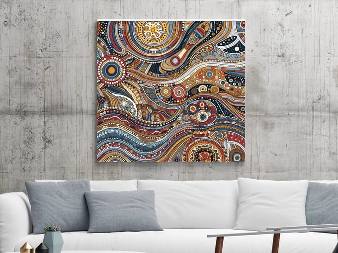 Kunstprint | Wanddecoratie | Dibond | 50 × 50 cm