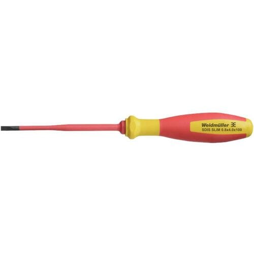 Weidmüller SDIS SLIM 0.8X4.0X100 Platte schroevendraaier Kopbreedte: 4 mm Koplengte: 100 mm