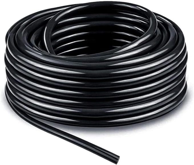 Druppelslang - Waterslang - Tuin bewateren - Hogedrukbestendig - 50 meter - Zwart