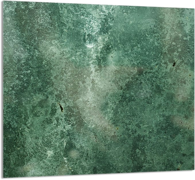 TMK ArtDeko - Snijplank - Glas - 65x60 cm - Turkis