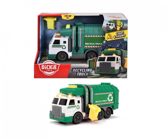 Dickie Toys Vuilnisauto met Licht en Geluid