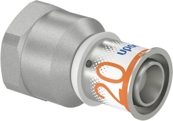 Uponor s-press - perskoppeling - 20mm x 3/4''bi