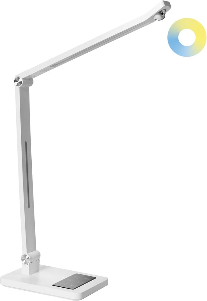 LEPUS - Bureaulamp LED - Zilver - Synthetisch materiaal