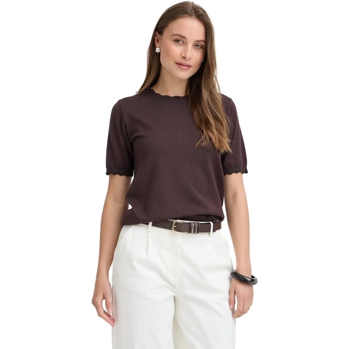 b.young - BYMMORLA LUREX SS JUMPER - Dames - Gebreide truien