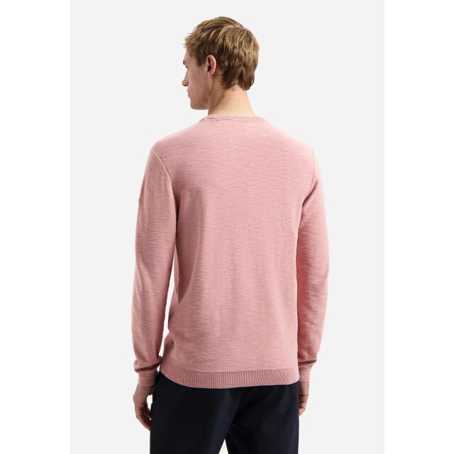 No Excess Pullover Crewneck Garment Dyed + Stone Washed Light Mauve  XL