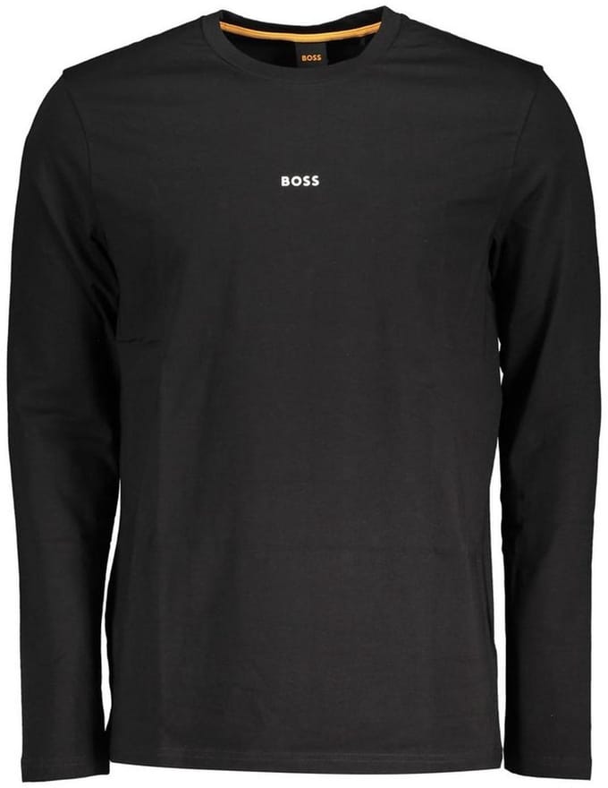 Long Sleeve Crew Neck TShirt 50492116 - Black T-Shirts
