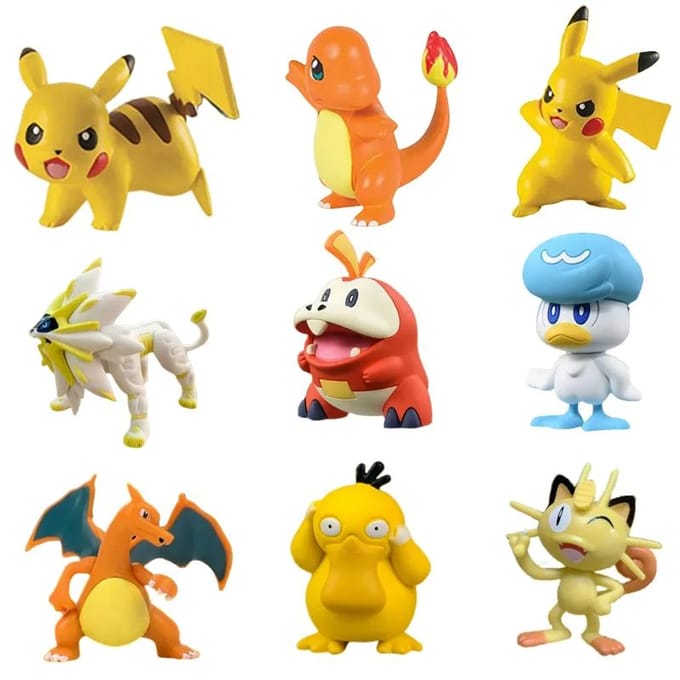 Pokemon Elf Bal Figuur Pikachu Charizard Blastoise Mewtwo Pocket Monster Variant Pokébal Vervorming Speelgoed Actie Model Cadeau