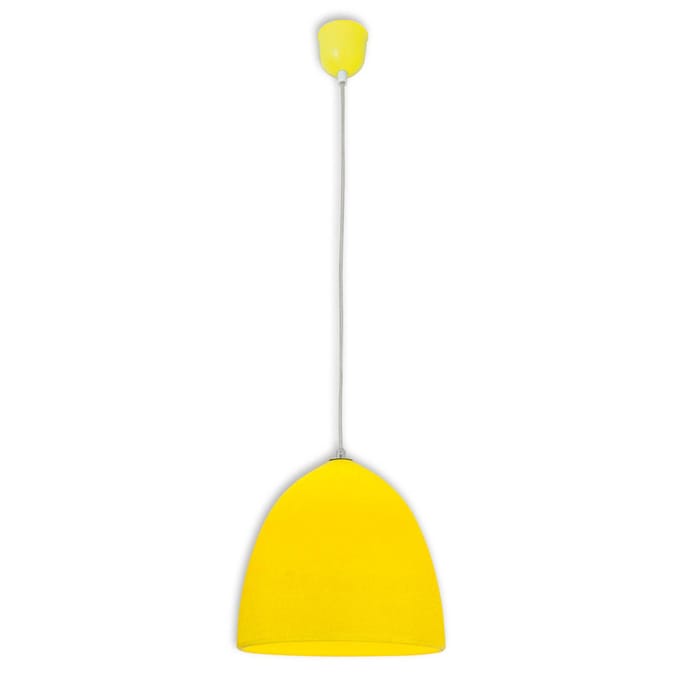 Kinderkamer Woonkamer Siliconen hanglamp "Catinus" diameter 25 cm Hoogte: 110,8cm Geel