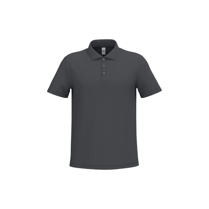iDeal Basic Brand Heren piquépolo IB220 - Ideal Dark Grey - M